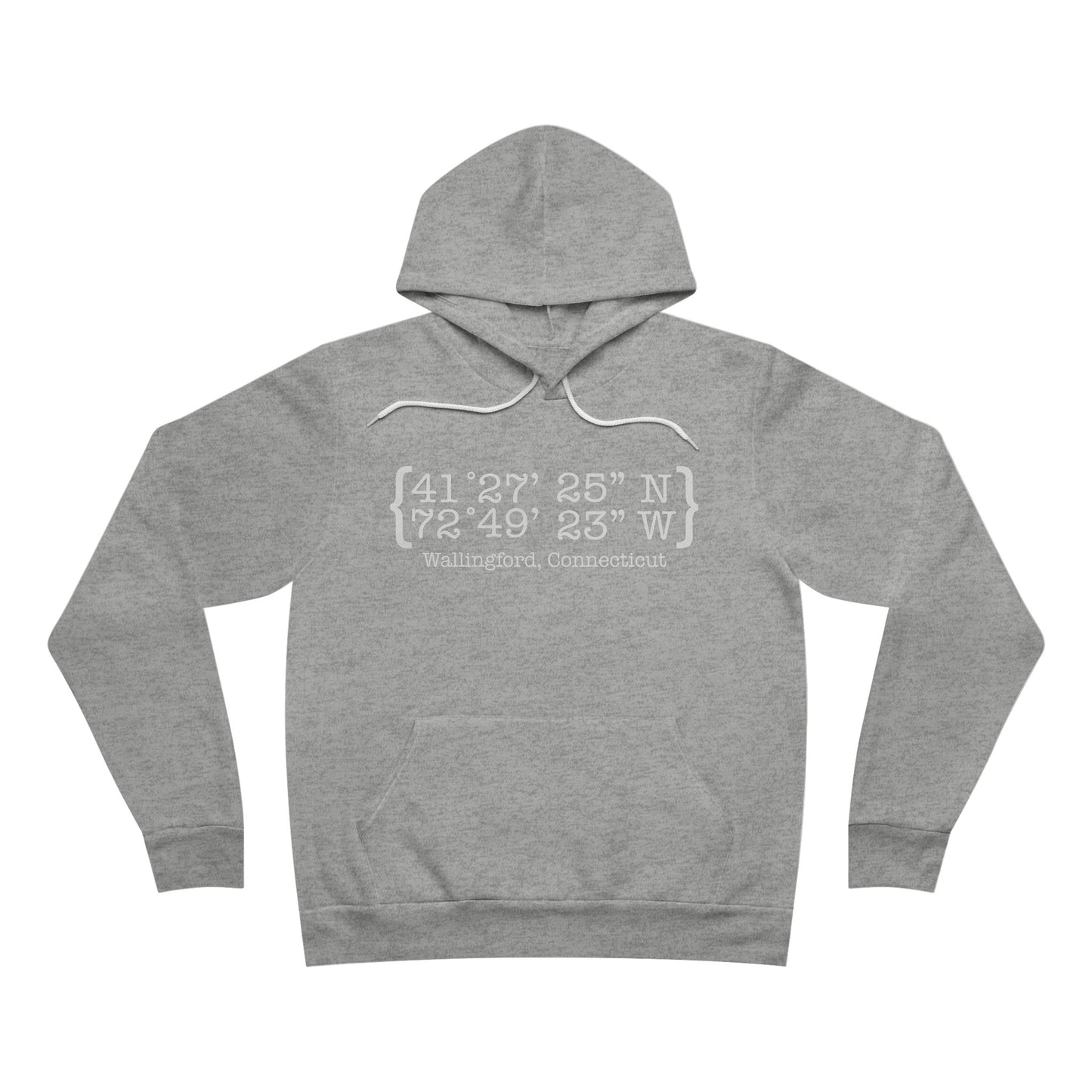 wallingford coordinates // wallingford Ct  unisex hoodie sweatshirt // finding Connecticut   