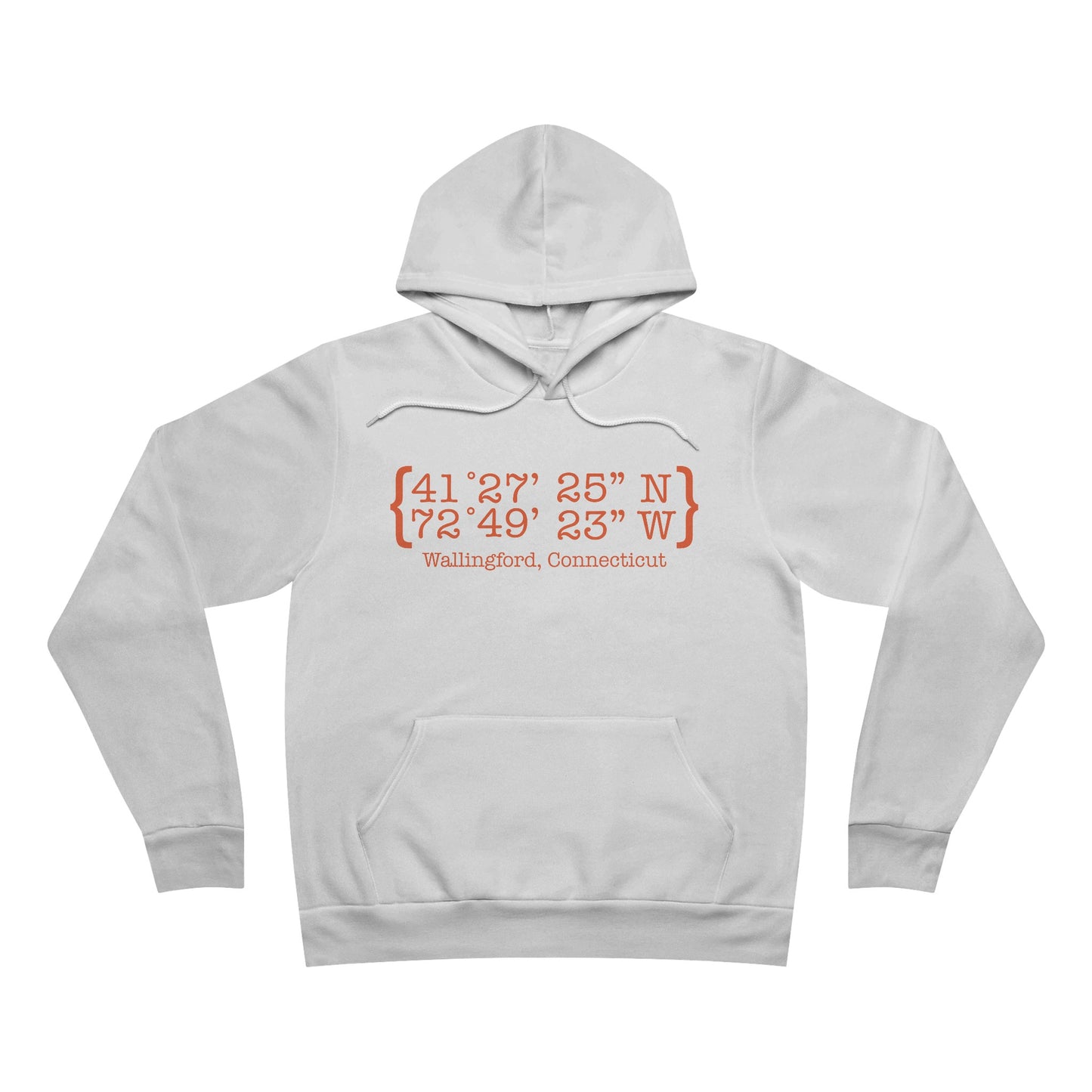 wallingford coordinates // wallingford connecticut unisex hoodie sweatshirt  // finding Connecticut 