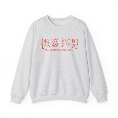 wallingford coordinates // wallingford connecticut unisex sweatshirt // finding connecticut 