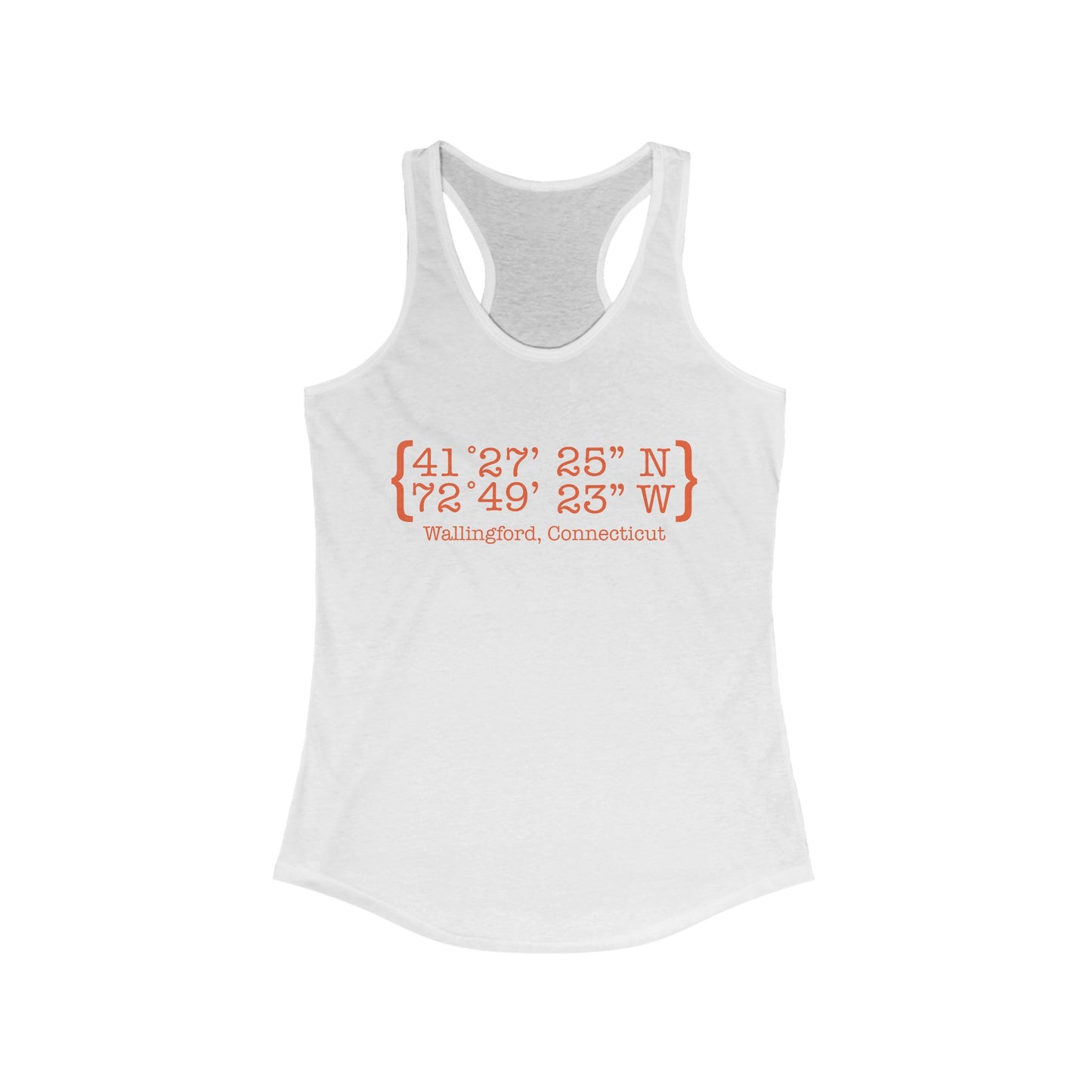 wallingford coordinates // wallingford connecticut womans tank top  // finding Connecticut  