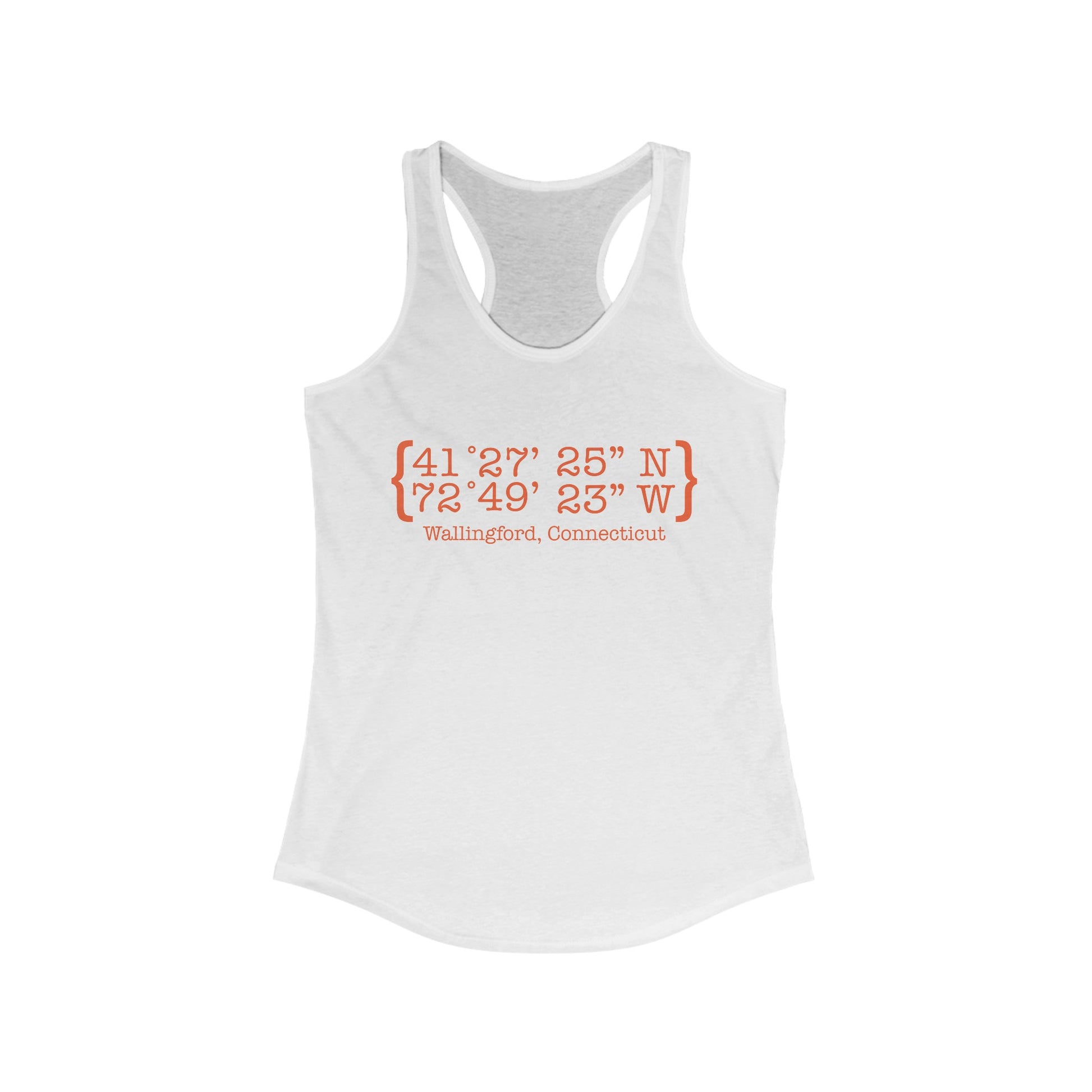 wallingford coordinates // wallingford connecticut womans tank top  // finding Connecticut  