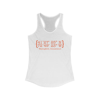 wallingford coordinates // wallingford connecticut womans tank top  // finding Connecticut  
