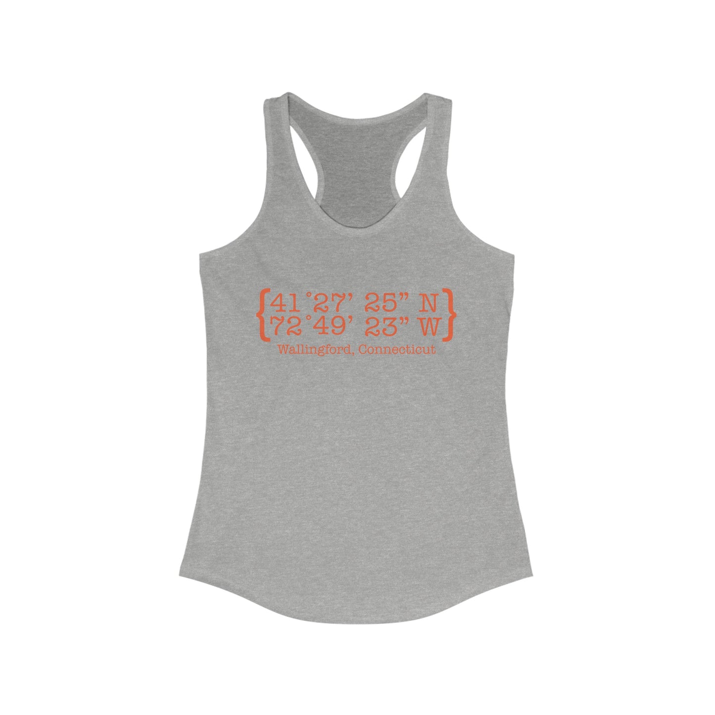 wallingford coordinates // wallingford connecticut womans tank top  // finding Connecticut  