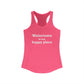 watertown is my happy place womens tank top shirt. watertown connecticut gifts and merch by finding connecticut 