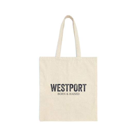westport born and raised tote bag // westport connecticut gifts and merch // finding connecticut 
