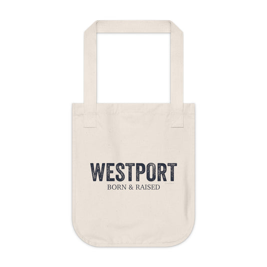 westport born and raised tote bag // westport connecticut gifts and merch // finding connecticut 