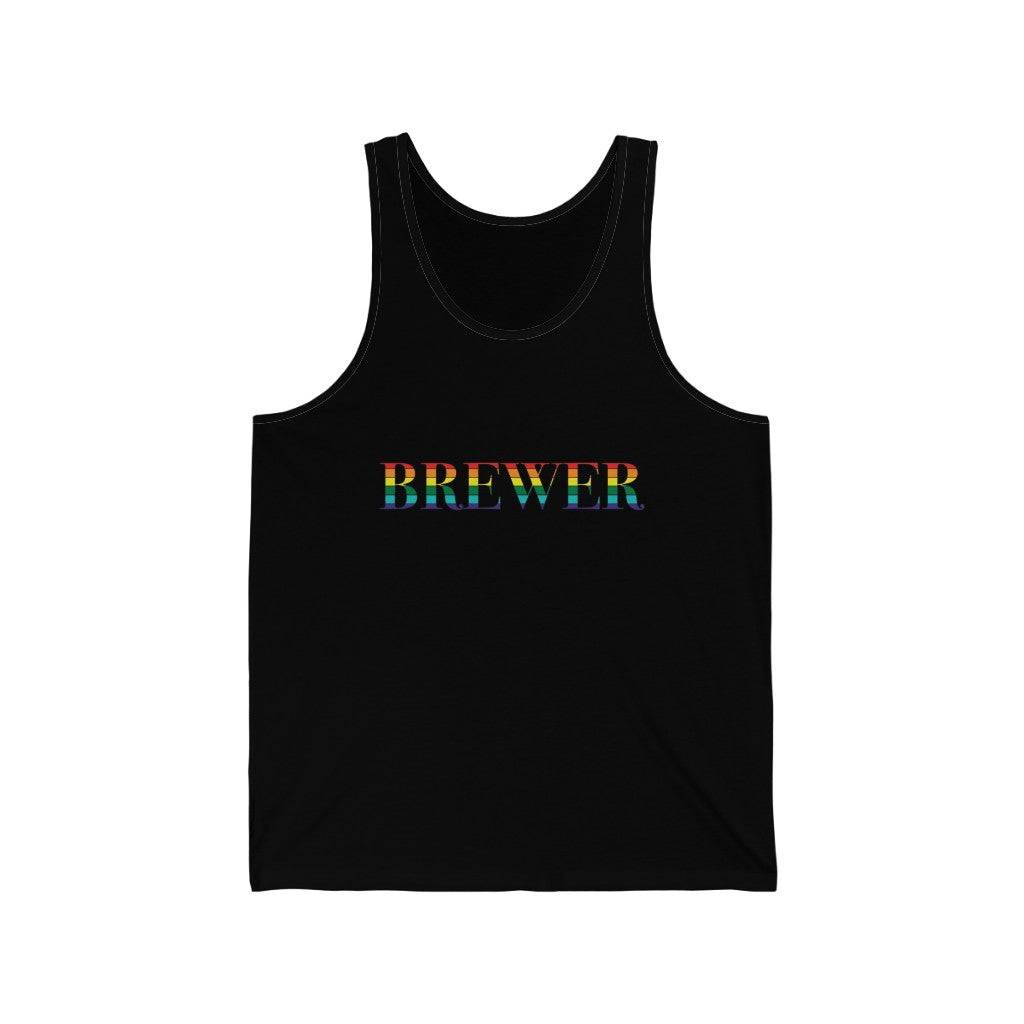 Brewer Rainbow Unisex Jersey Tank