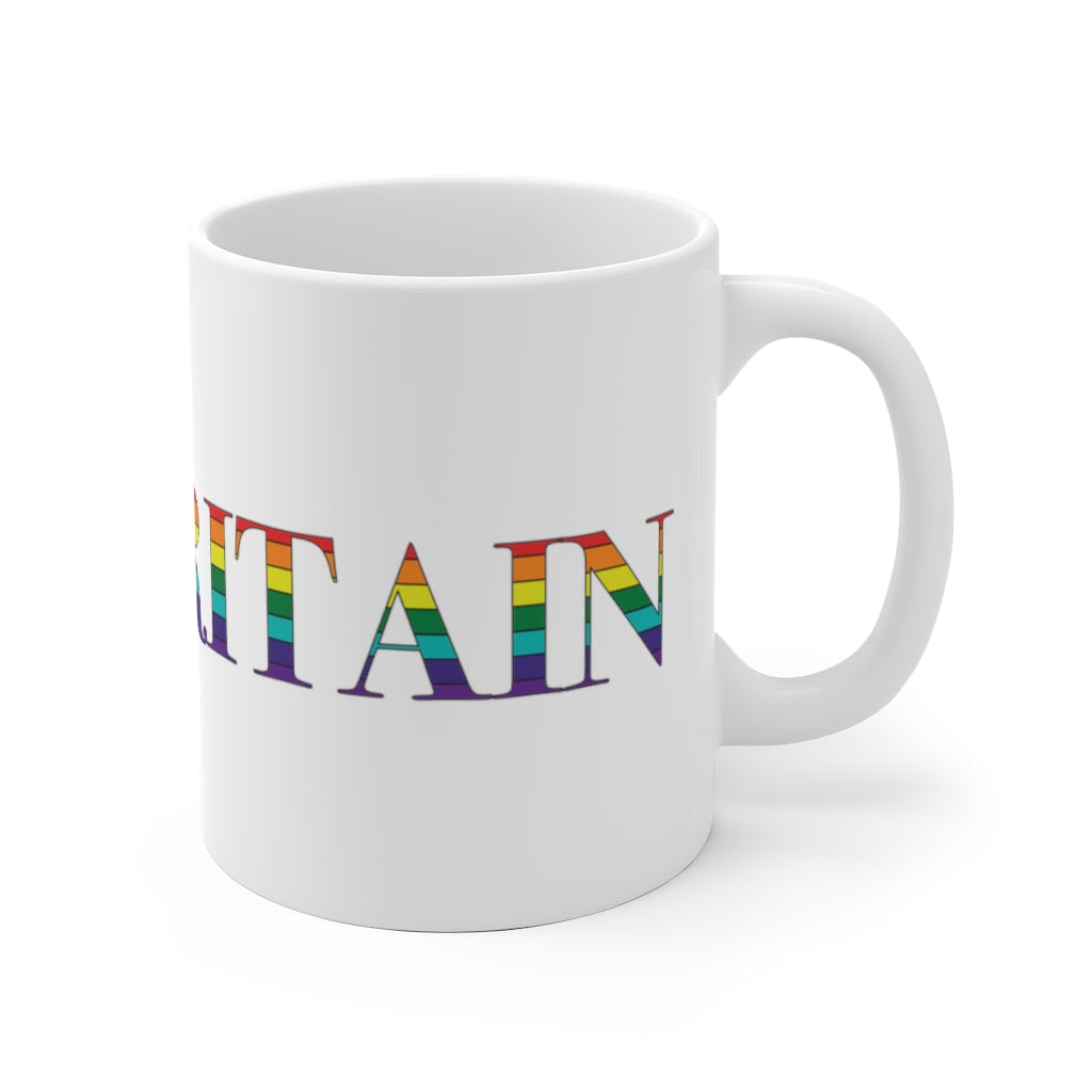 New Britain Rainbow White Ceramic Mug