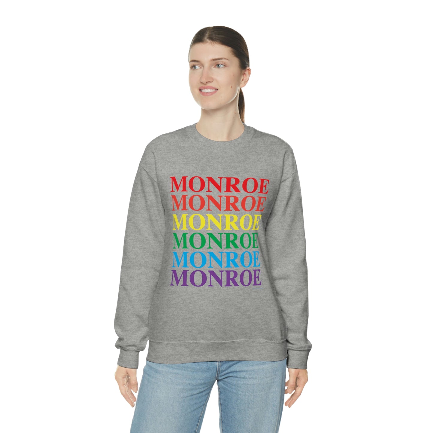 Monroe Pride Unisex Heavy Blend™ Crewneck Sweatshirt