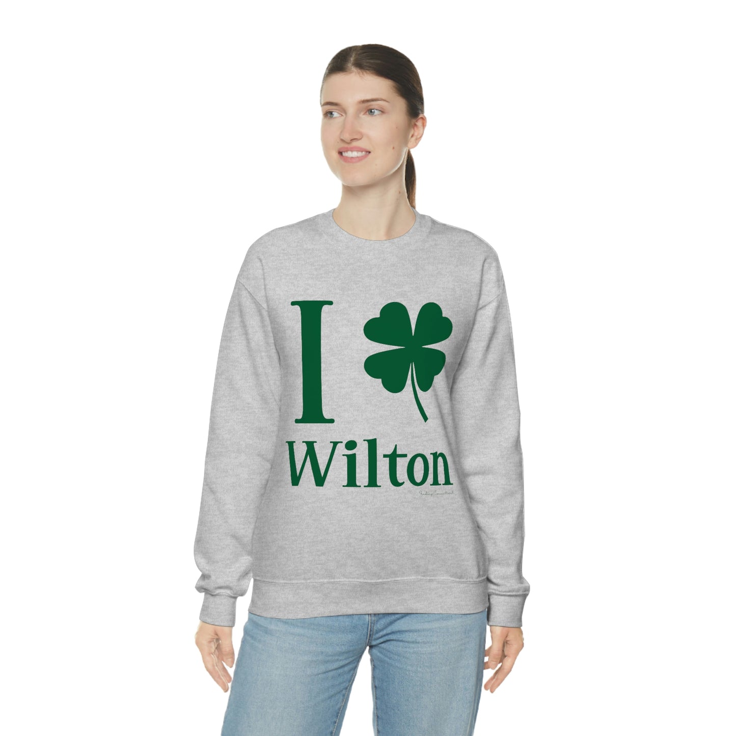 I Clover Wilton (Green)   Unisex Heavy Blend™ Crewneck Sweatshirt