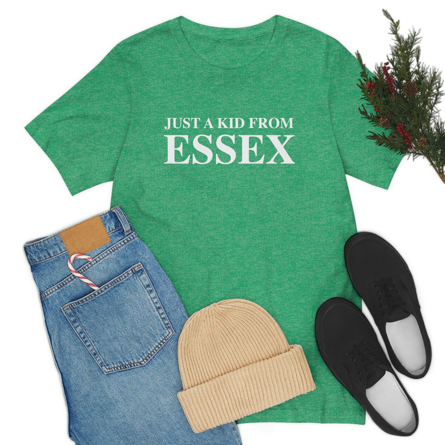 Just a kid from Essex Unisex Jersey Short Sleeve Tee