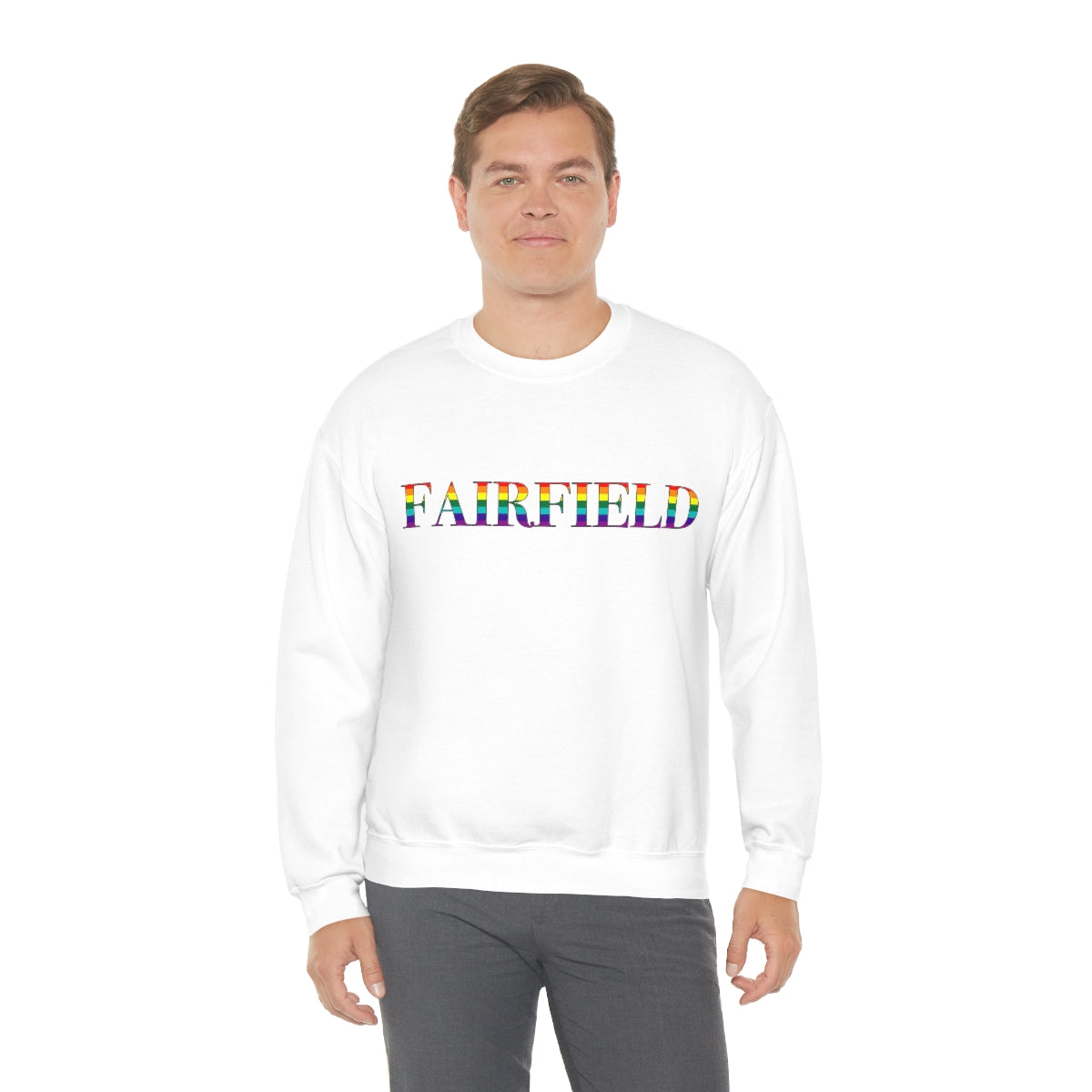 Fairfield Rainbow Unisex Heavy Blend™ Crewneck Sweatshirt