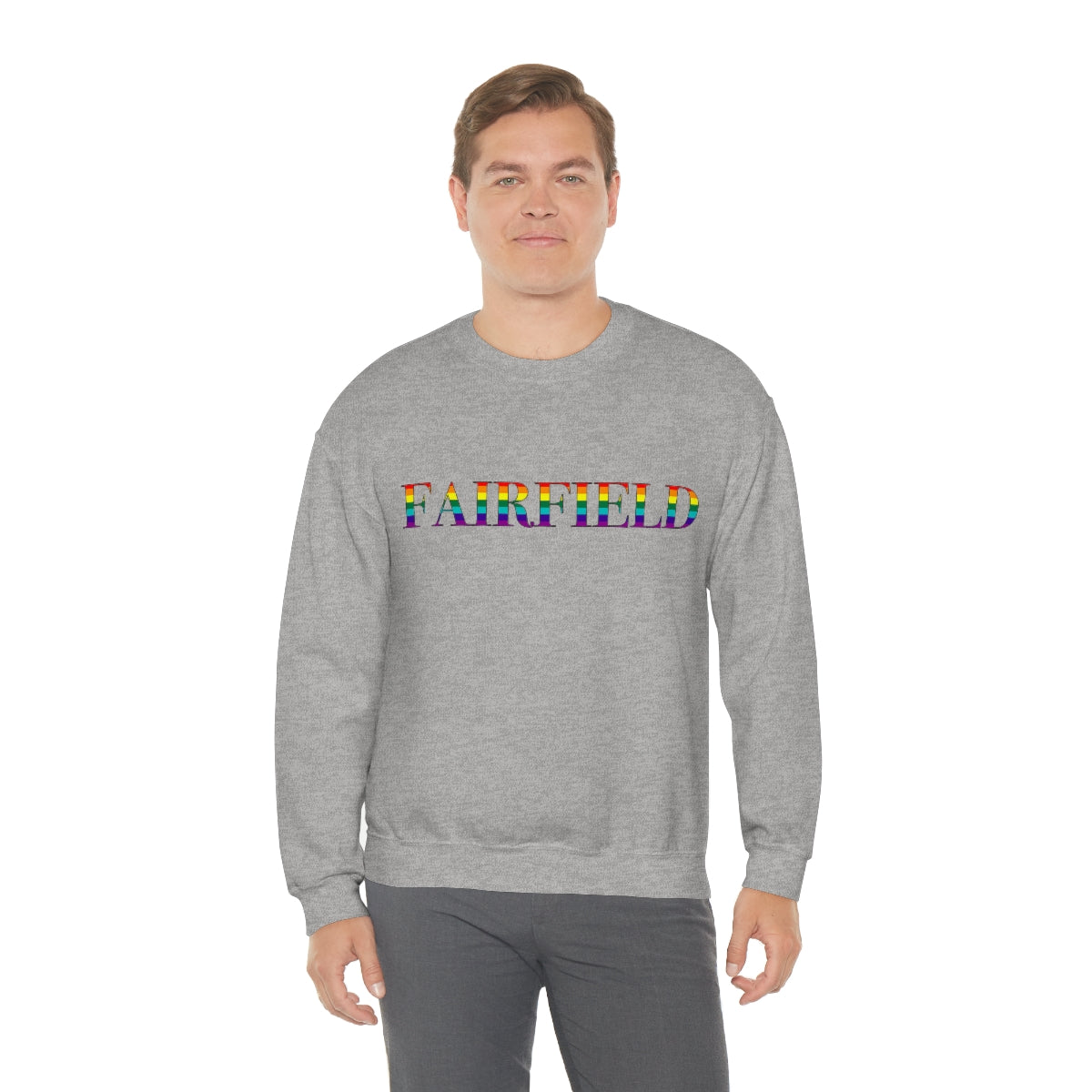 Fairfield Rainbow Unisex Heavy Blend™ Crewneck Sweatshirt