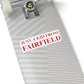 just a kid from fairfield connecticut sticker 