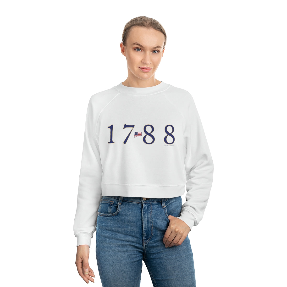 1788  Women's Cropped Fleece Pullover