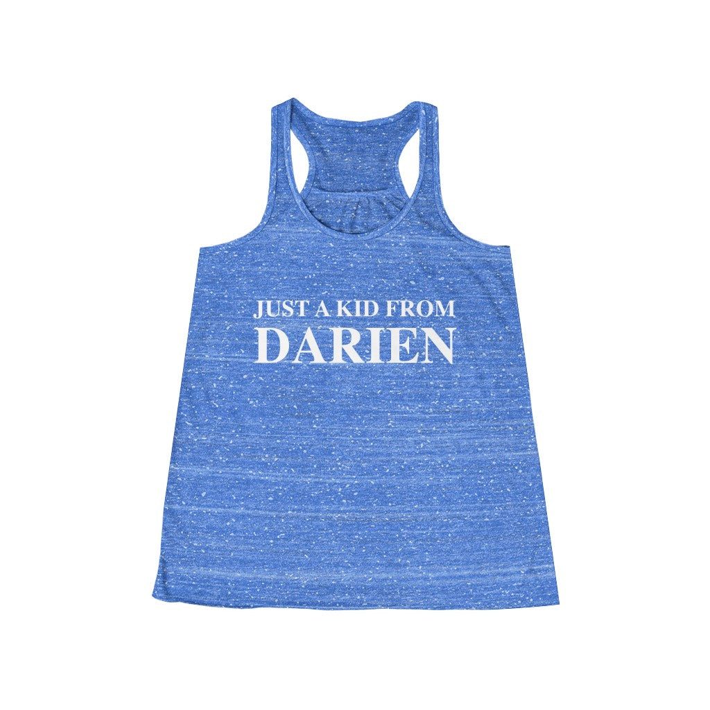 just a kid from darien womens tank top 