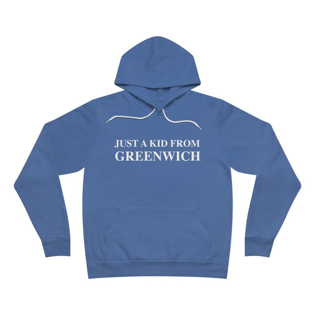 just a kid from greenwich connecticut hooded sweatshirt and hoodie