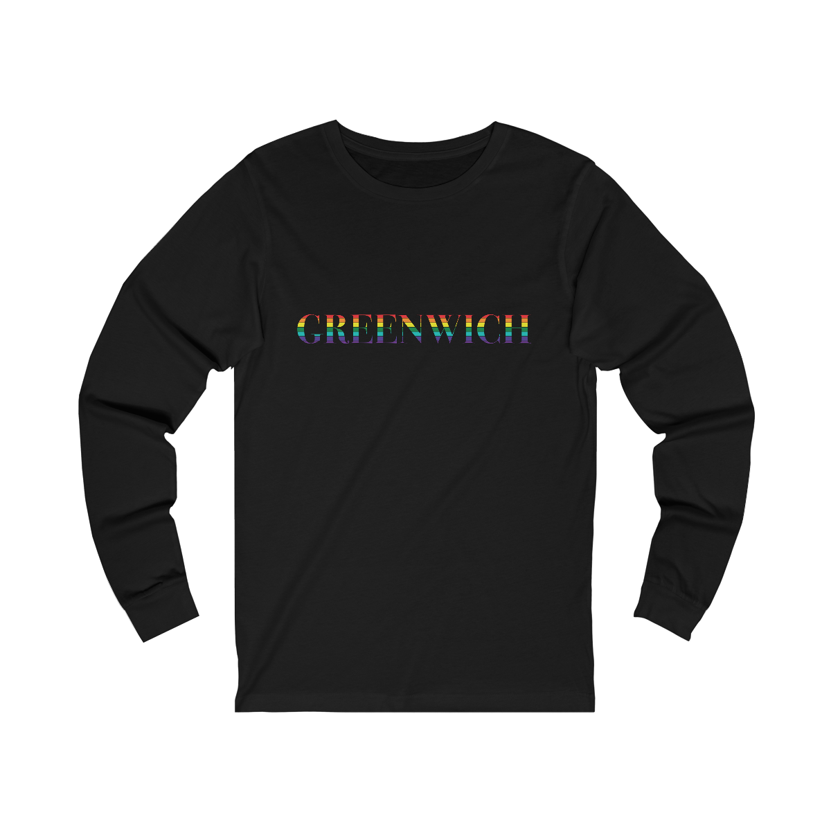 Greenwich Rainbow Unisex Jersey Long Sleeve Tee