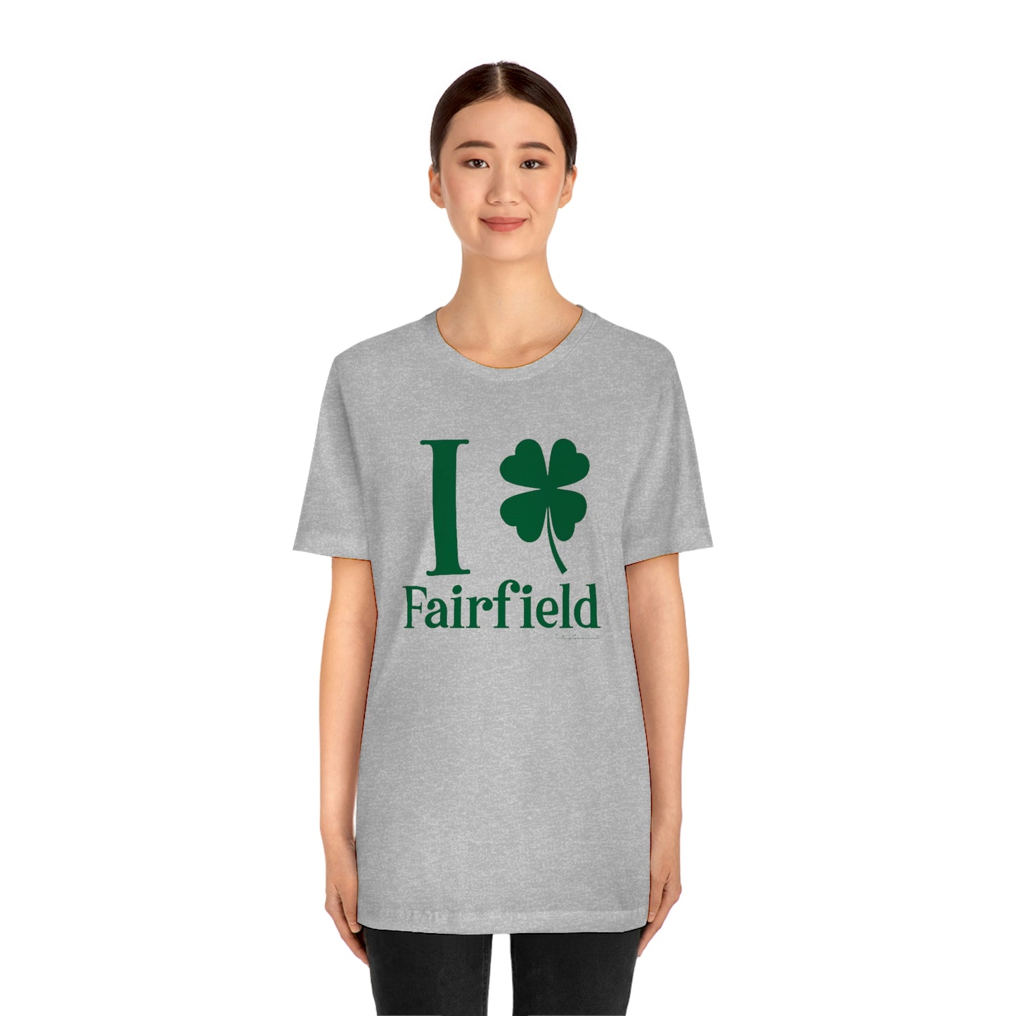 I Clover Fairfield (Green) Unisex Jersey Short Sleeve Tee