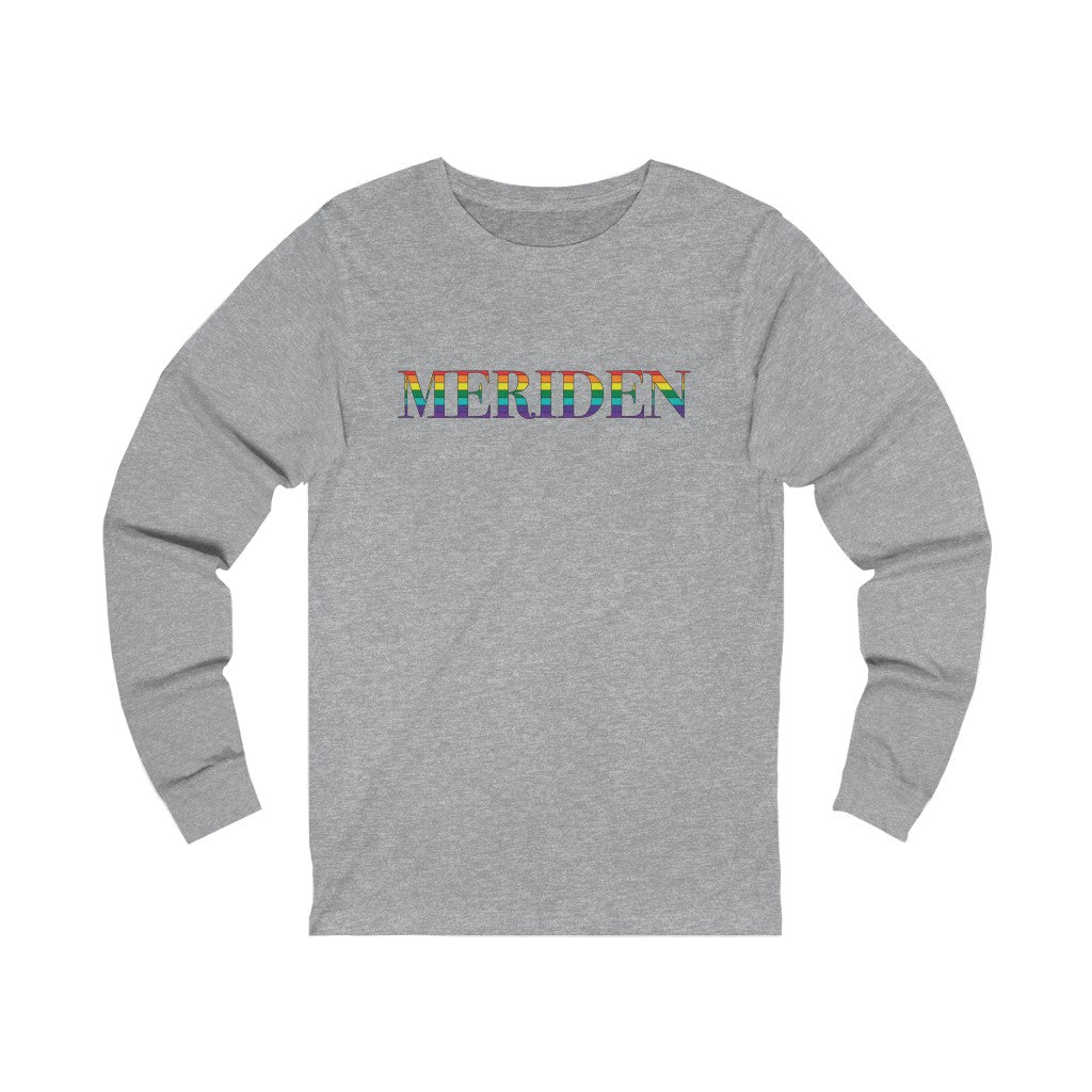 Meriden Rainbow Unisex Jersey Long Sleeve Tee