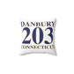 Danbury 203 Connecticut Spun Polyester Square Pillow