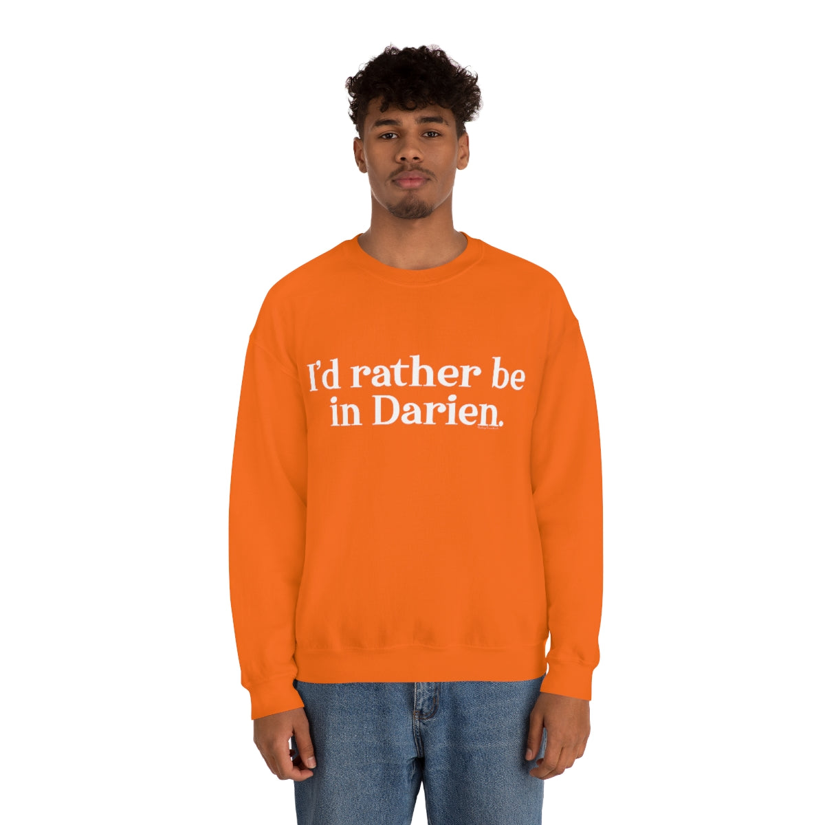 I'd rather be in Darien. Unisex Heavy Blend™ Crewneck Sweatshirt