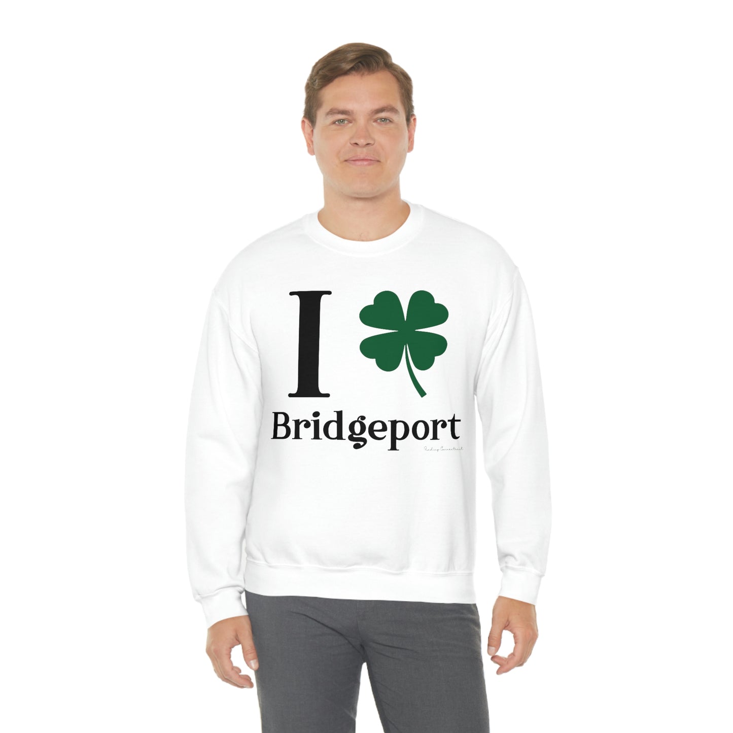 I Clover Bridgeport Unisex Heavy Blend™ Crewneck Sweatshirt