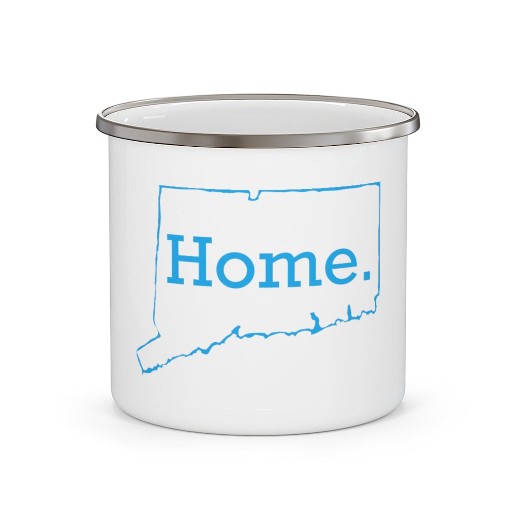 Connecticut Home. Enamel Camping Mug