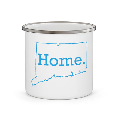 Connecticut Home. Enamel Camping Mug