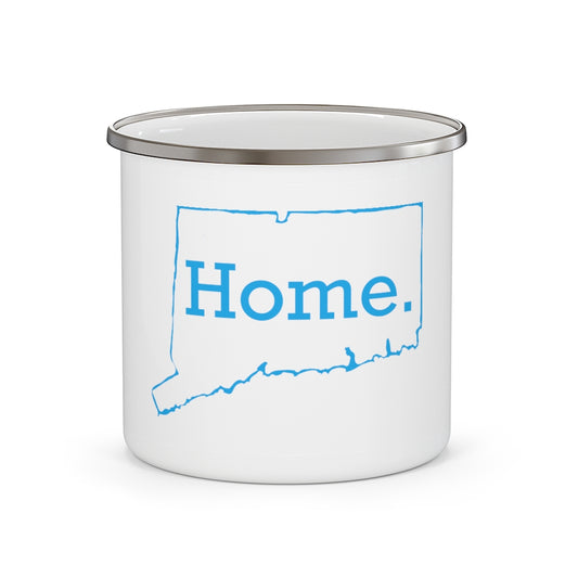 Connecticut Home. Enamel Camping Mug