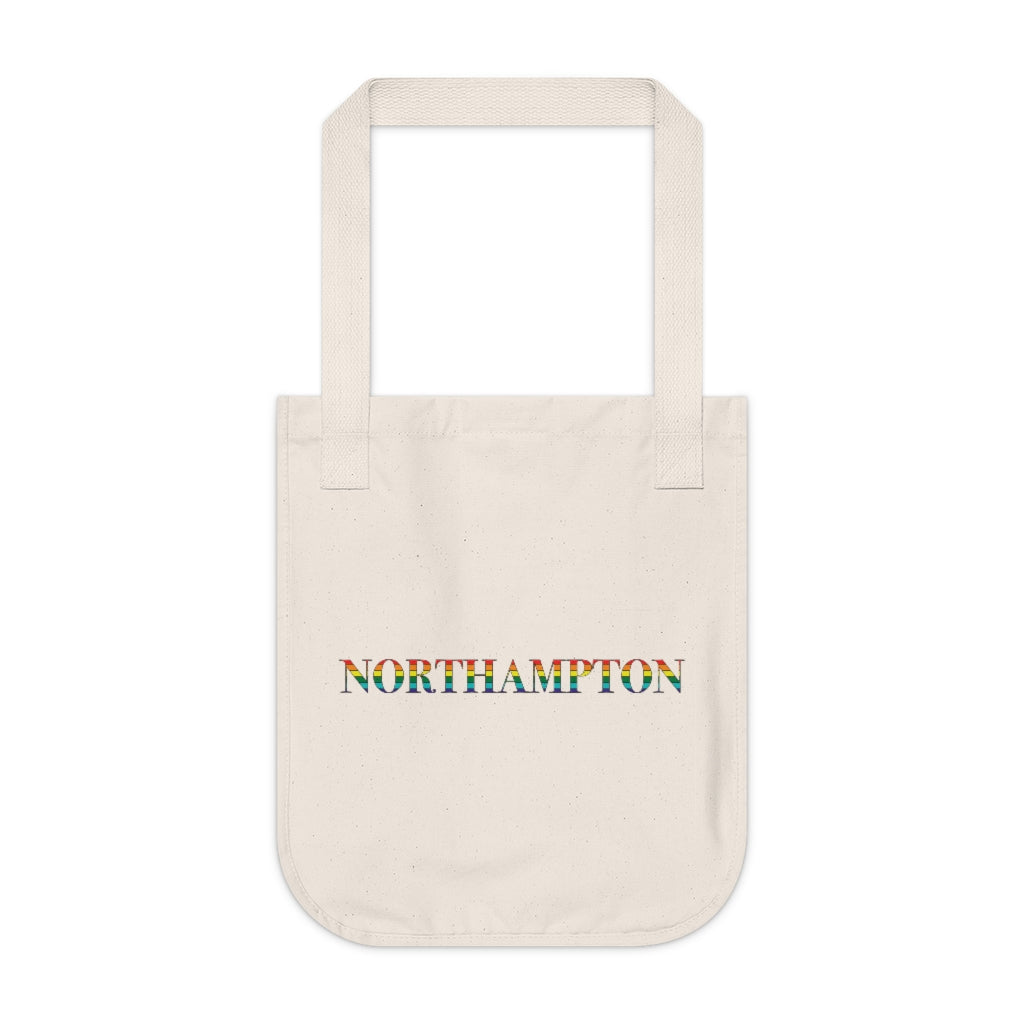 Northampton Rainbow Organic Canvas Tote Bag