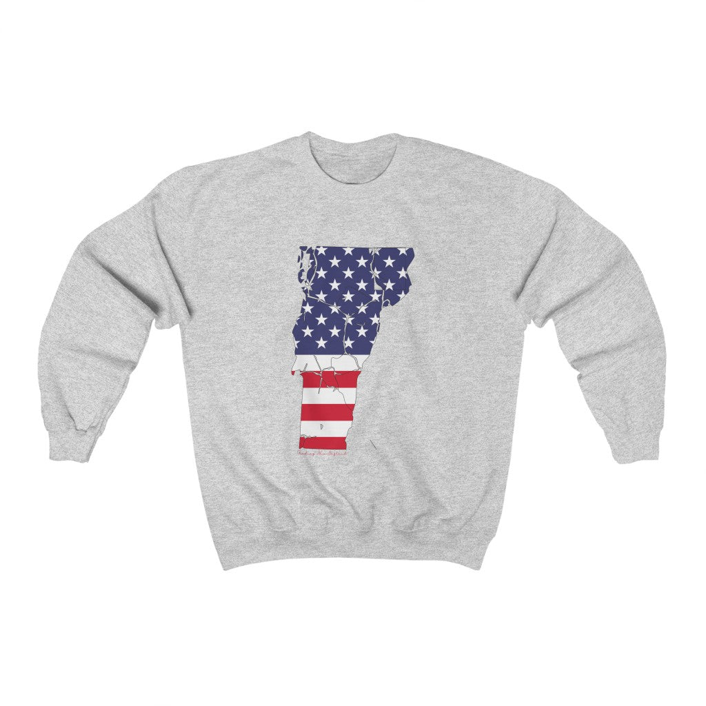 Vermont American Flag collection has tee shirts, mugs, reusable bags, and other apparel and gifts. All proceeds goes to help build the Finding New England brand and get our website up and going. Free shipping on all products. 