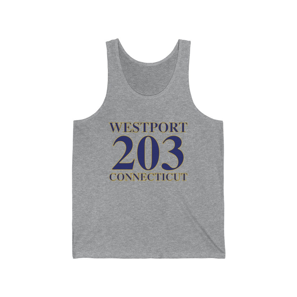 The 203 Westport Collection. Show off Westport and Connecticut at the same time. Colors were inspired by the Connecticut state flag. 