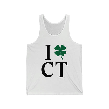 Connecticut st. patricks day shirt, i clover ct 