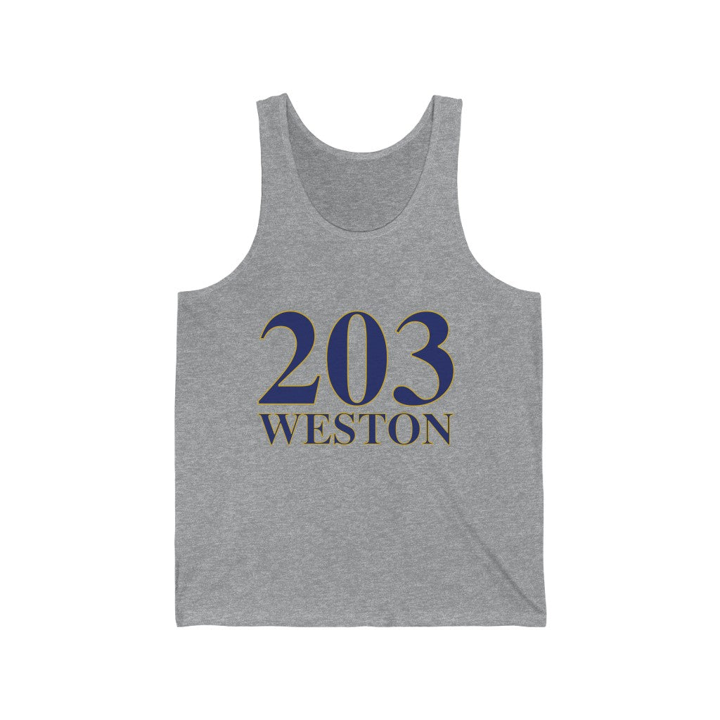 203 Weston Unisex Jersey Tank