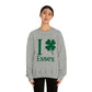 I Clover Essex (Green) Unisex Heavy Blend™ Crewneck Sweatshirt