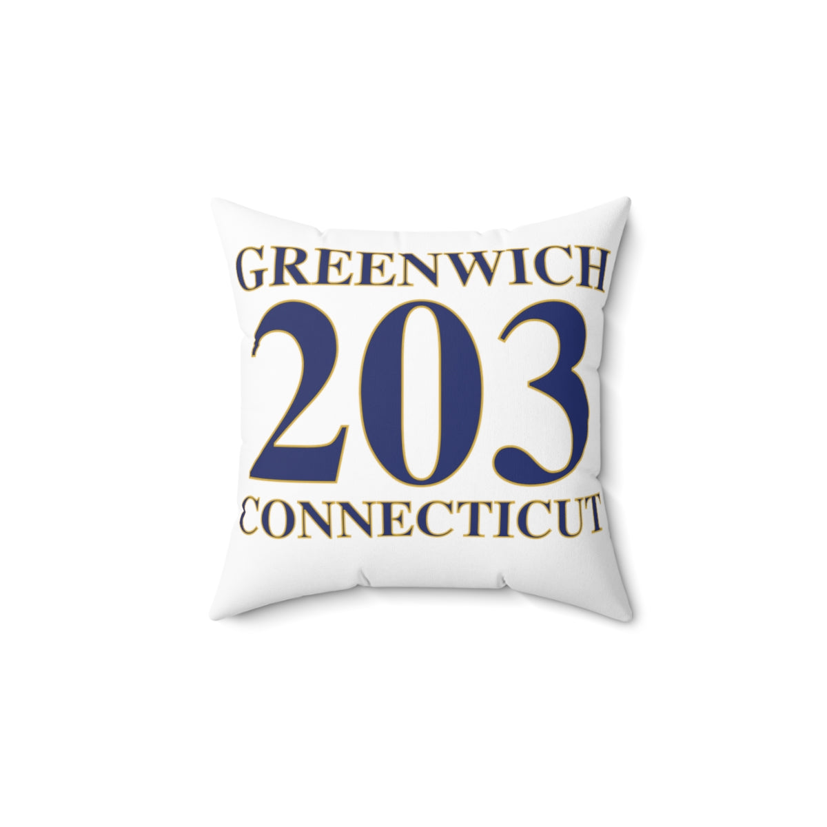 Greenwich 203 Connecticut Spun Polyester Square Pillow