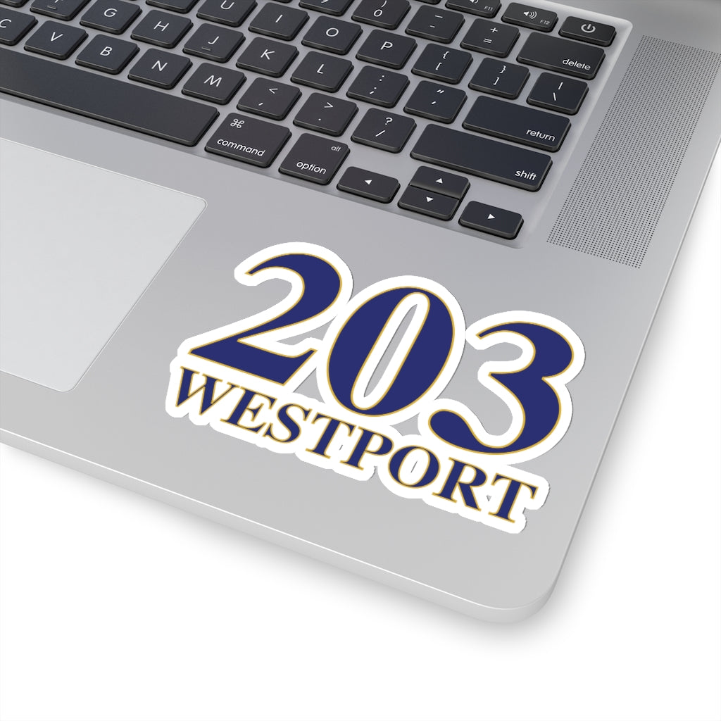 The 203 Westport Collection. Show off Westport and Connecticut at the same time. Colors were inspired by the Connecticut state flag. 