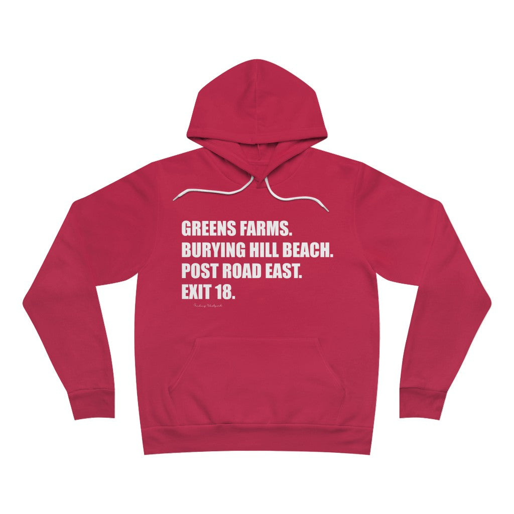 westport ct / westport connecticut hooded sweatshirt hoodie