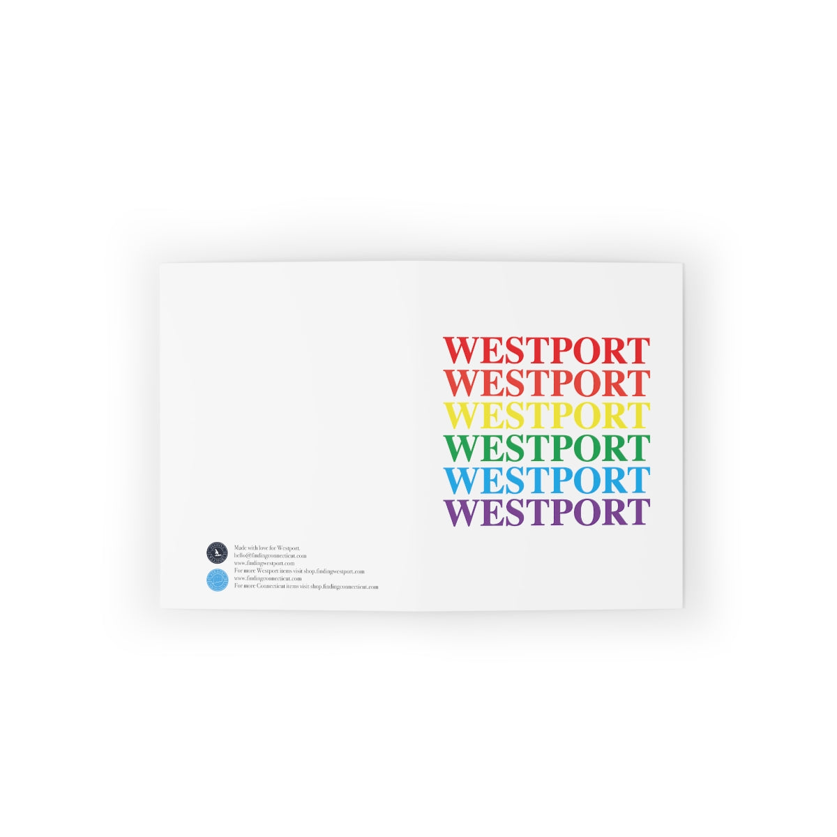 Westport Pride Greeting Cards (8, 16, and 24 pcs)