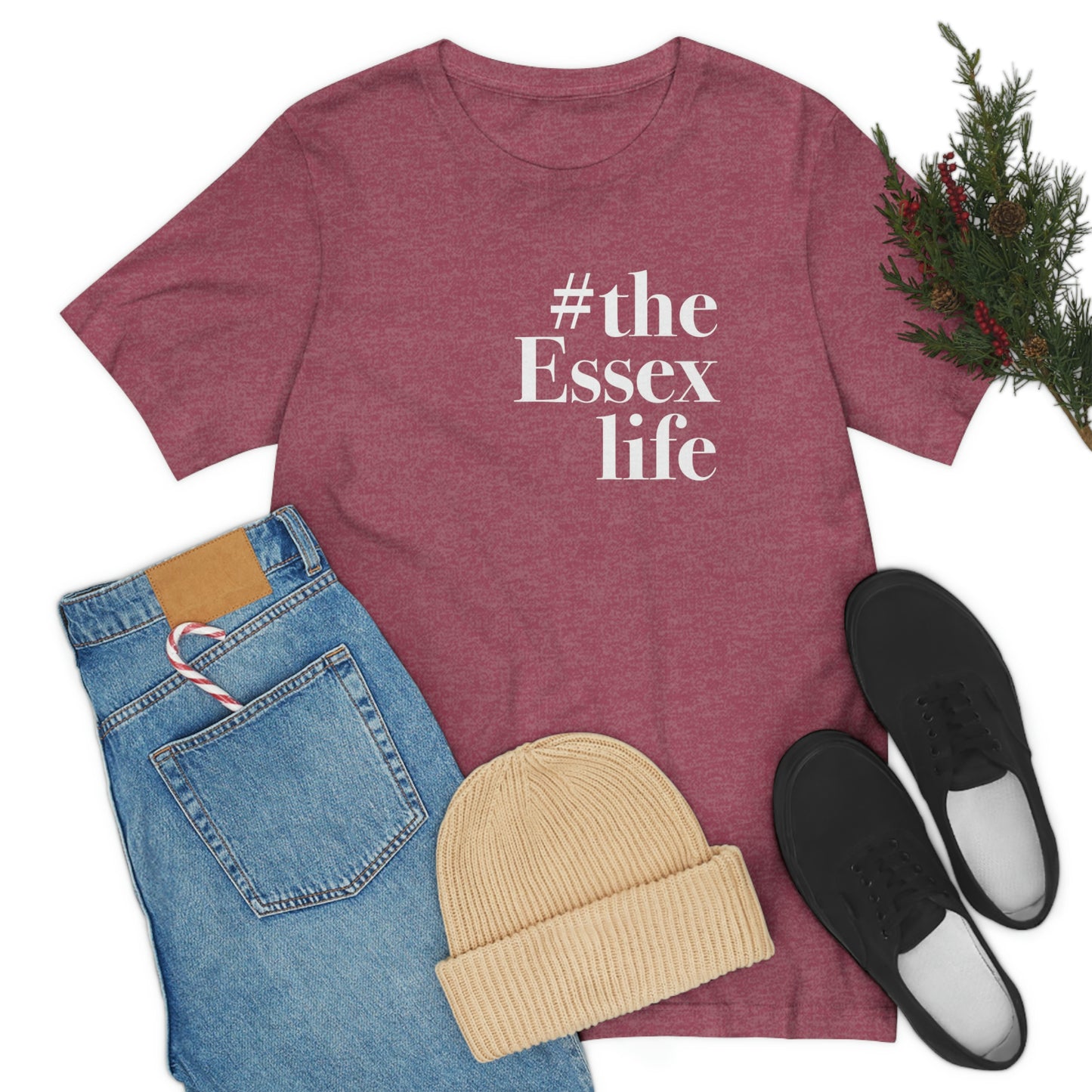 #theessexlife Unisex Jersey Short Sleeve Tee