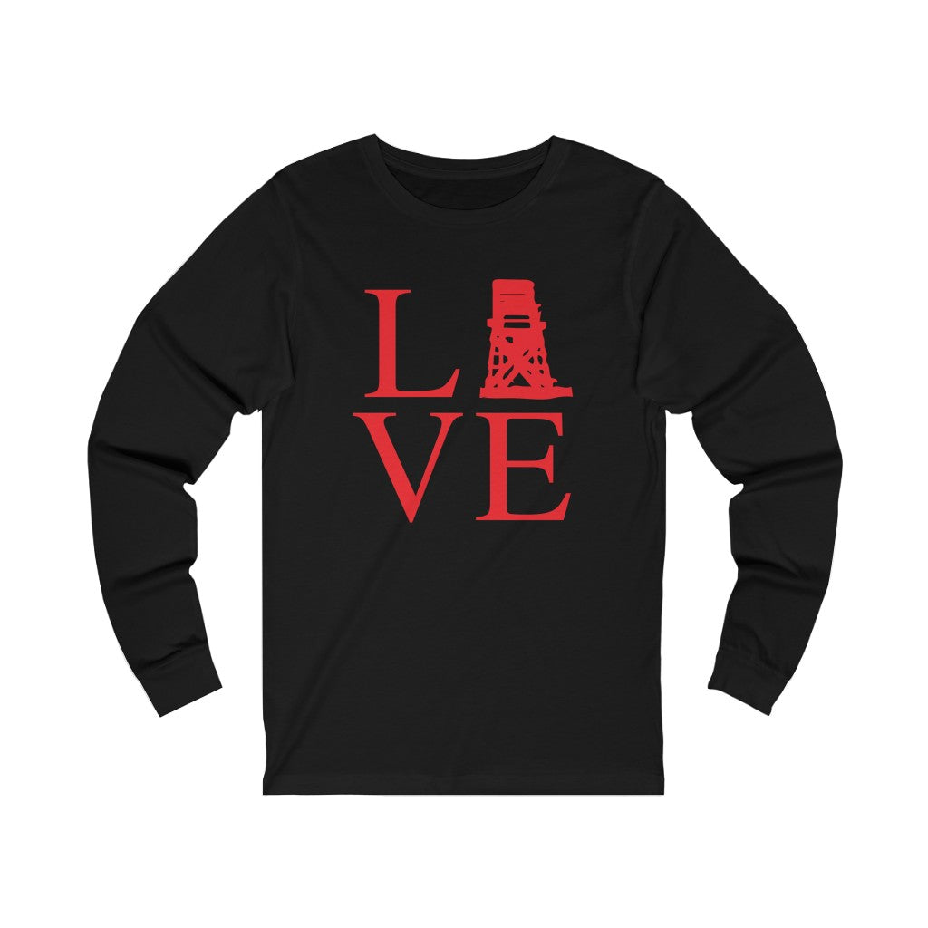 fairfield connecticut Love long sleeve tee shirt