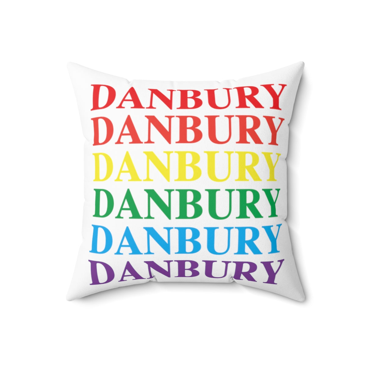 Danbury Pride Spun Polyester Square Pillow