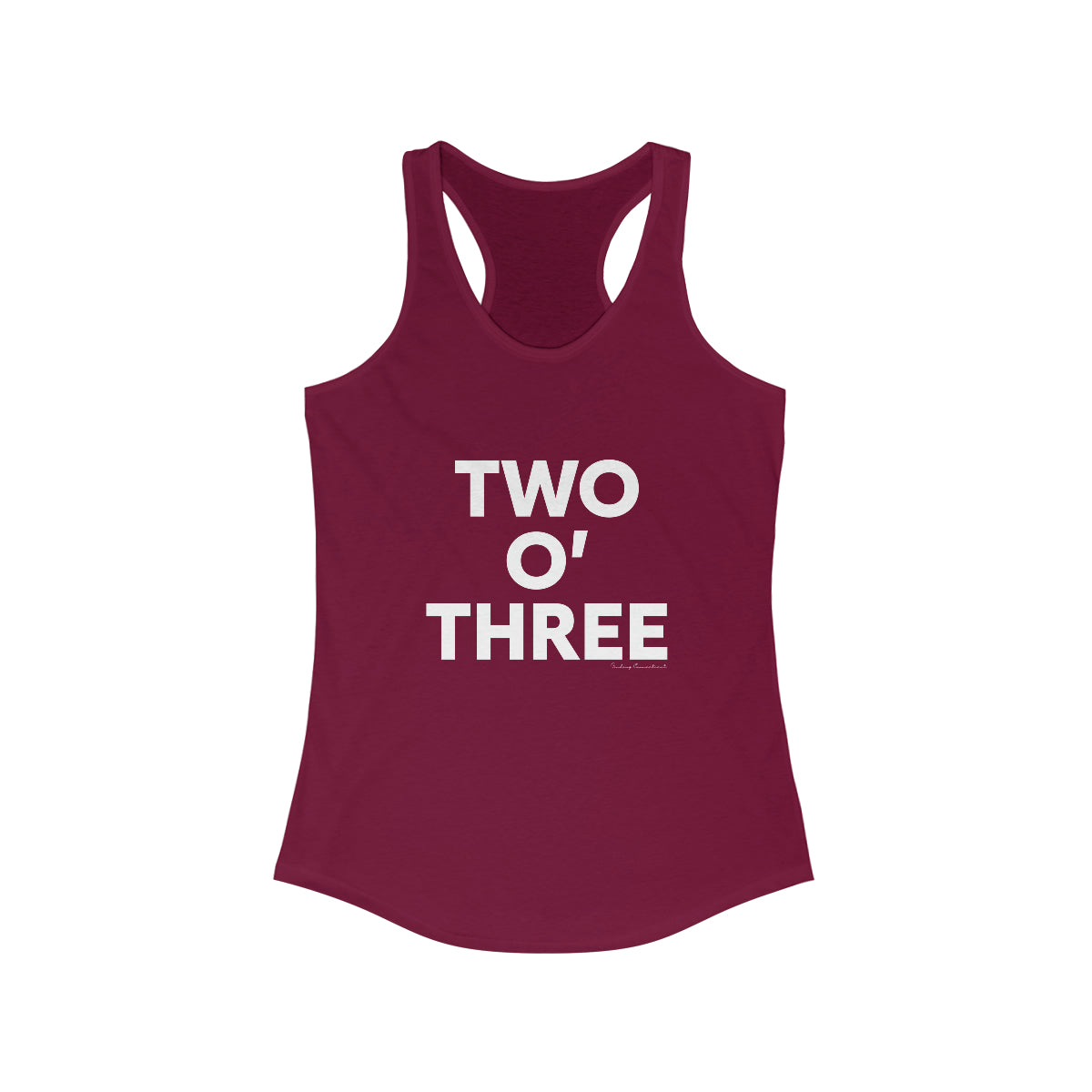 Two O' Three Women's Ideal Racerback Tank Top