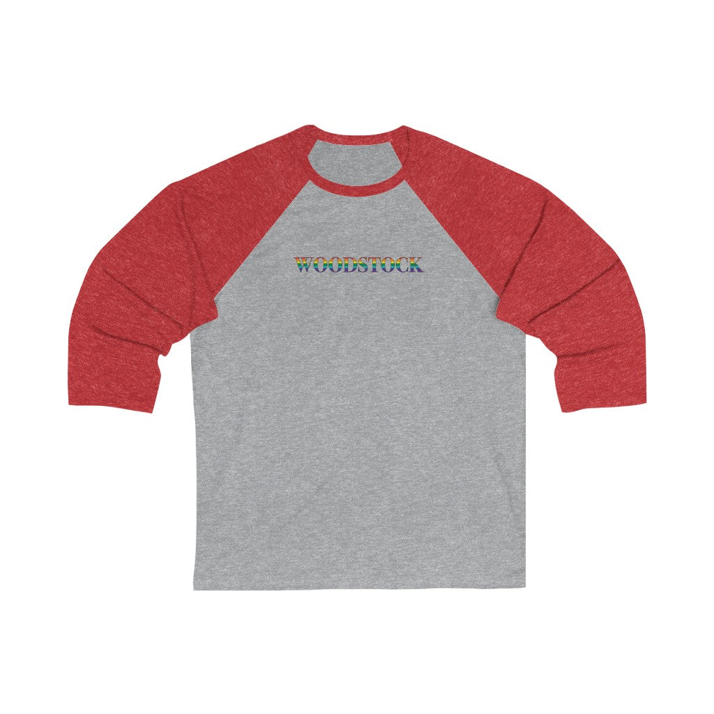 Woodstock Rainbow Unisex 3\4 Sleeve Baseball Tee