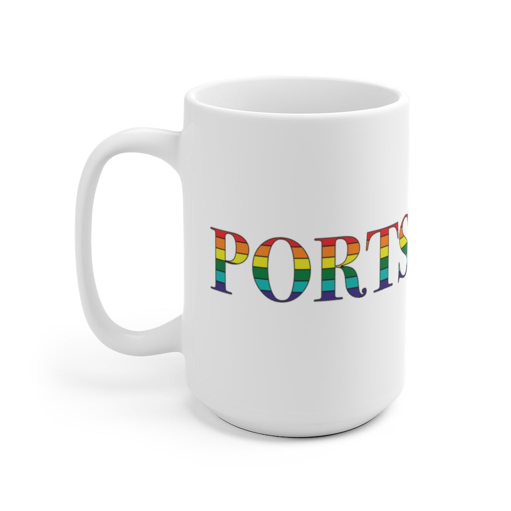 Portsmouth Rainbow White Ceramic Mug