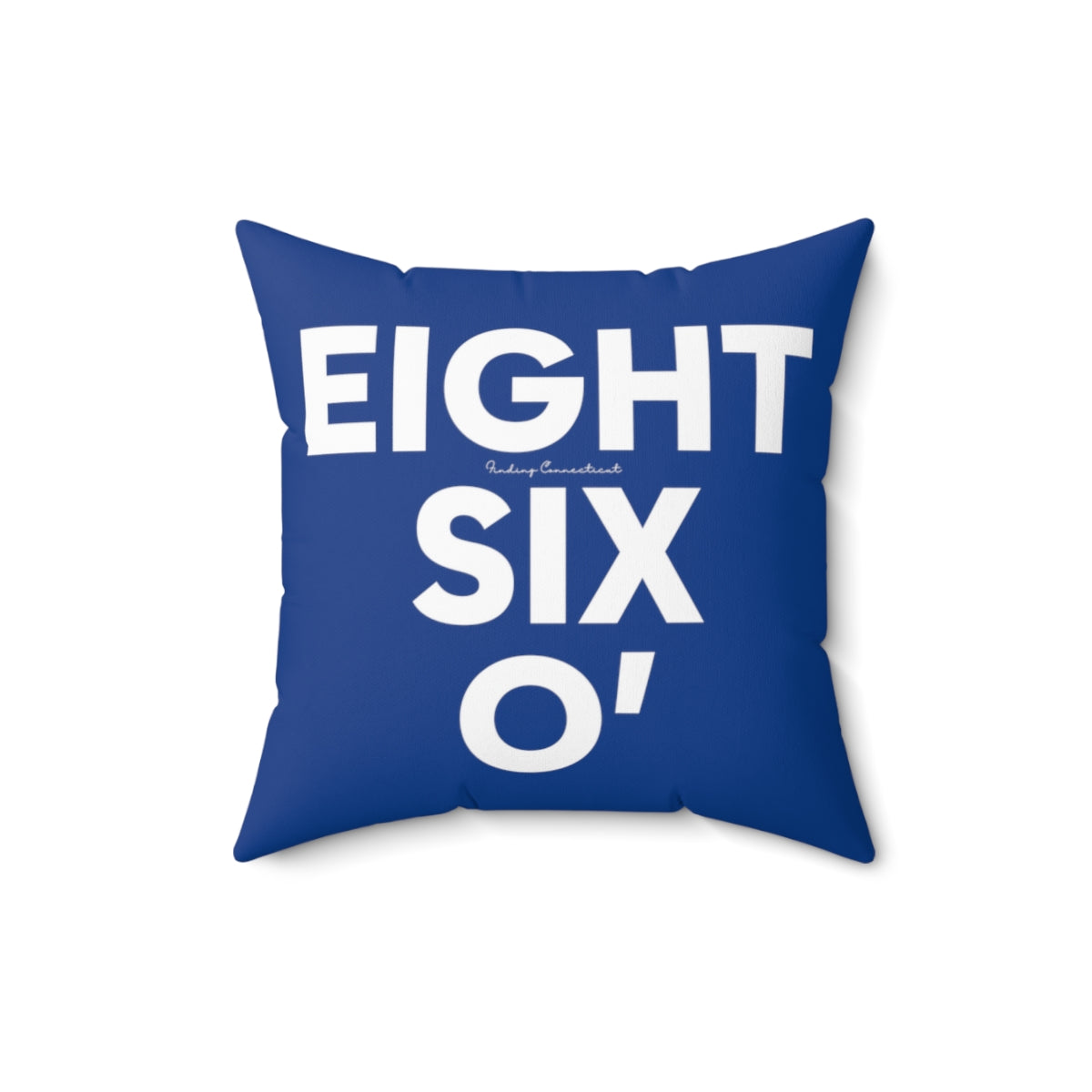 Eight Six O' Spun Polyester Square Pillow