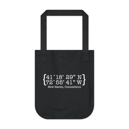 New Haven Coordinates Organic Canvas Tote Bag