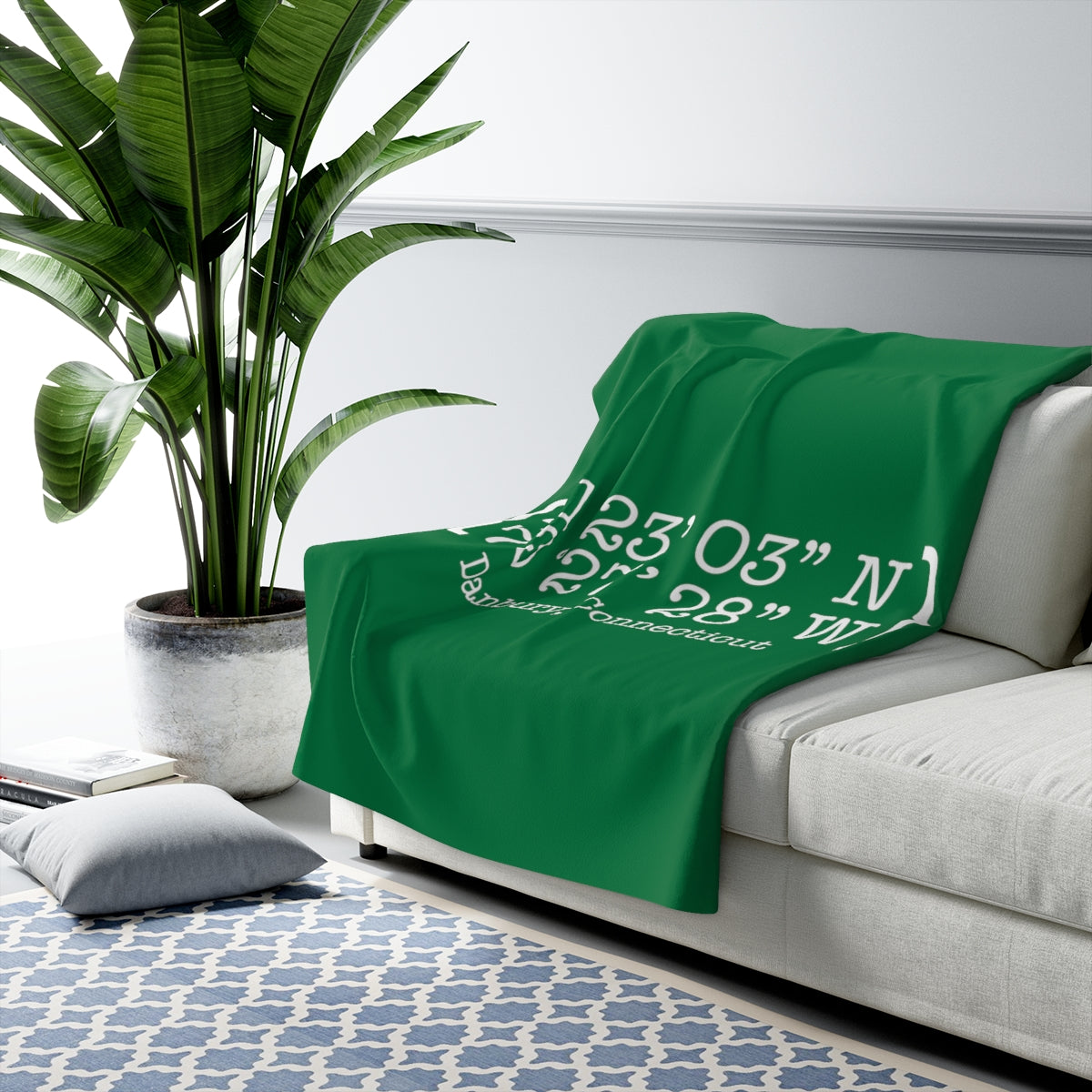 Danbury Coordinates Sherpa Fleece Blanket