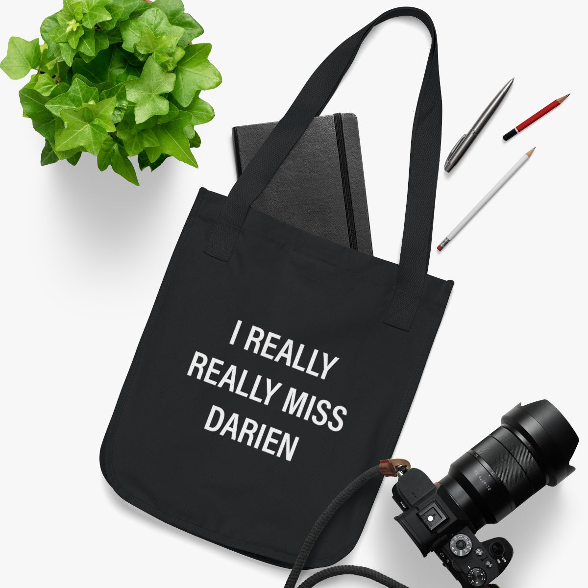 I really really miss darien connecticut tote bag